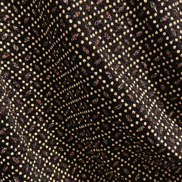 Metaphor glitter faux wrap blouse with bell sleeves - Picture 2 of 4